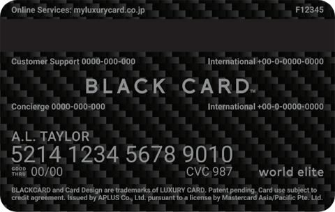 OWA[J[hMastercard Black Card